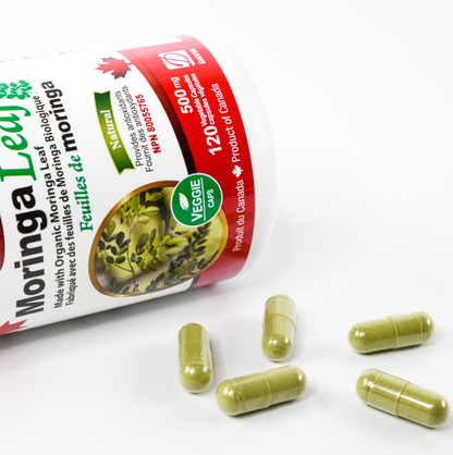 Nutridom Moringa Leaf, 500 mg, 120 Veggie Capsules