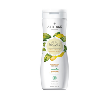 Attitude Super Leaves Regenerating Shower Gel - Lemon Leaves 473ml