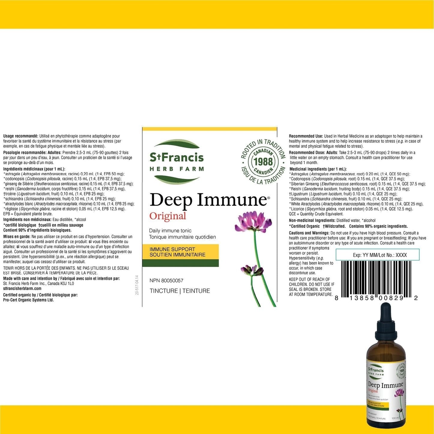 St. Francis Herb Farm Deep Immune Original 100ml