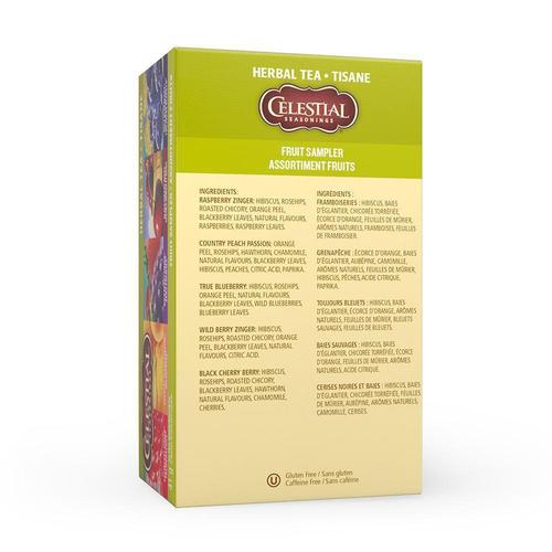 Celestial Seasoning Herbal Tea - Fruit Sampler 41g (20 Tea Bags)