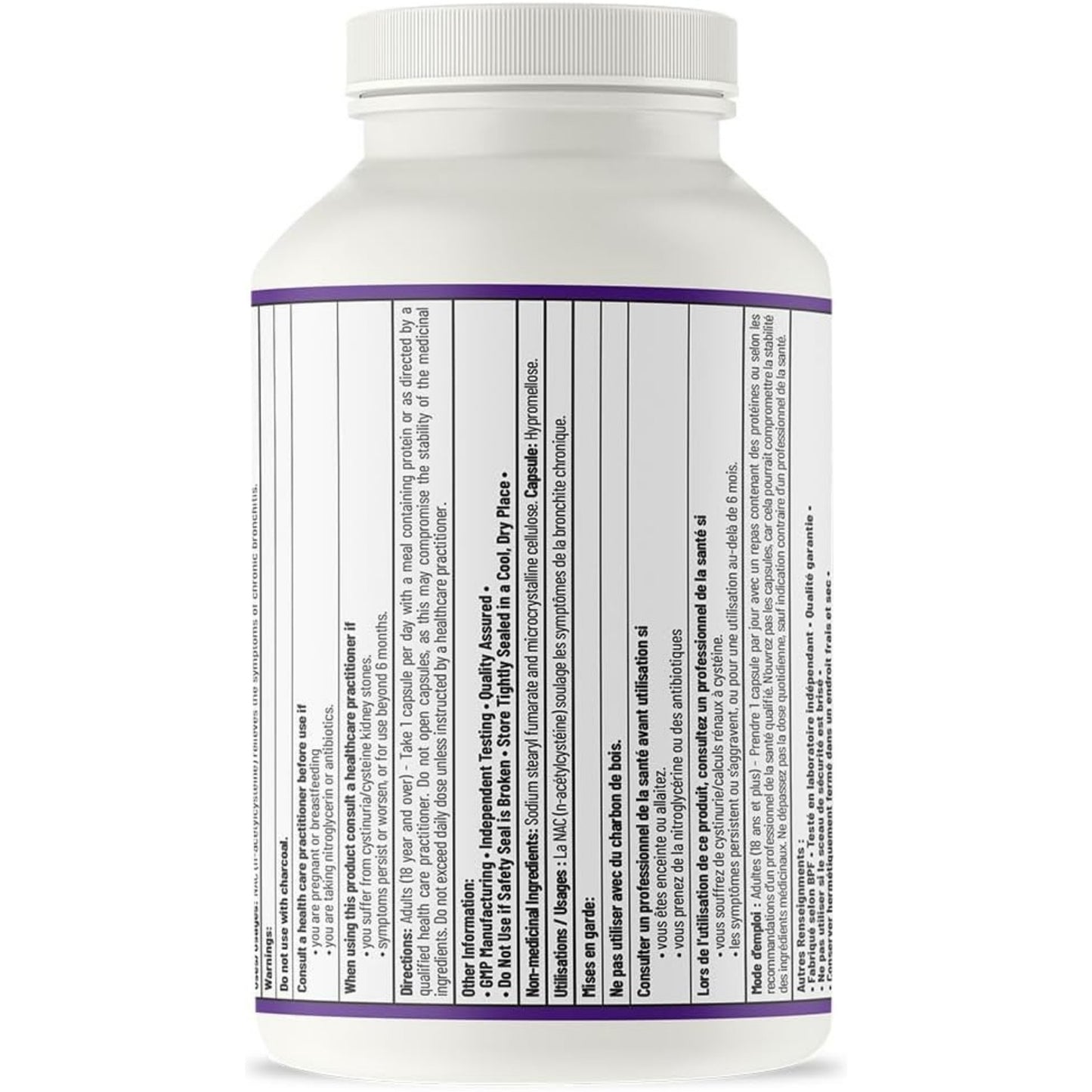 AOR N-A-C (N-Acetyl-L-Cysteine) 500mg 240 Capsules