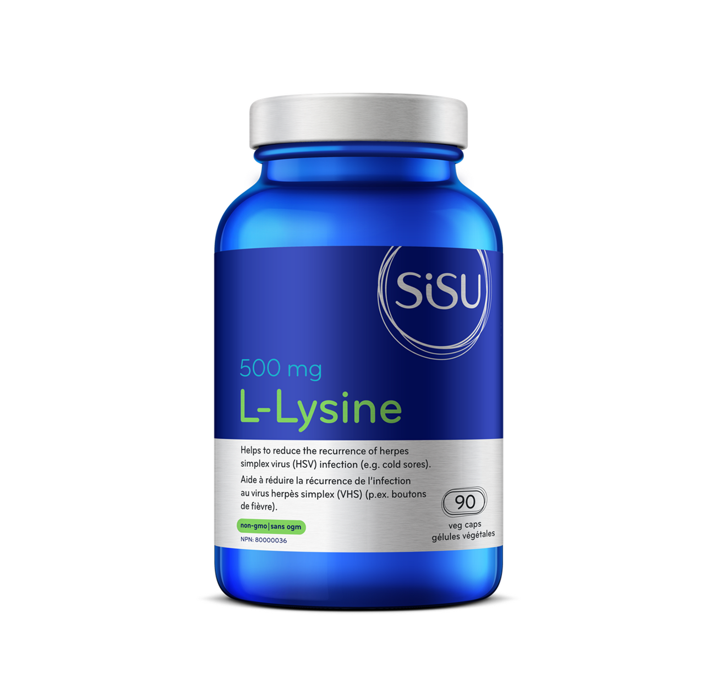 Sisu L-Lysine 500mg 90 Vcaps