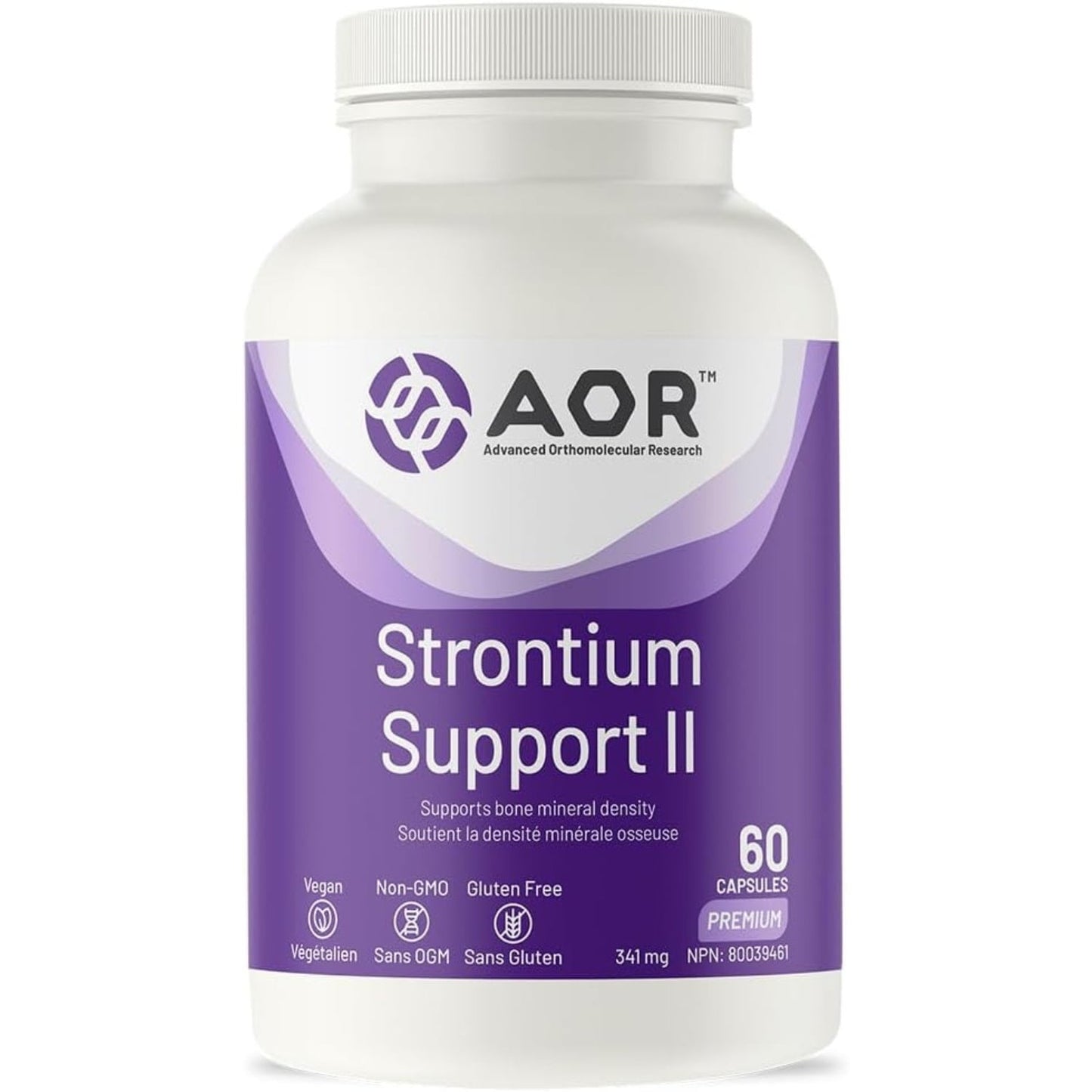 AOR Strontium Support II 341mg 60 Capsules