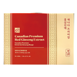 Sahm Canadian Red Ginseng Extract 30 Pouches x 80ml