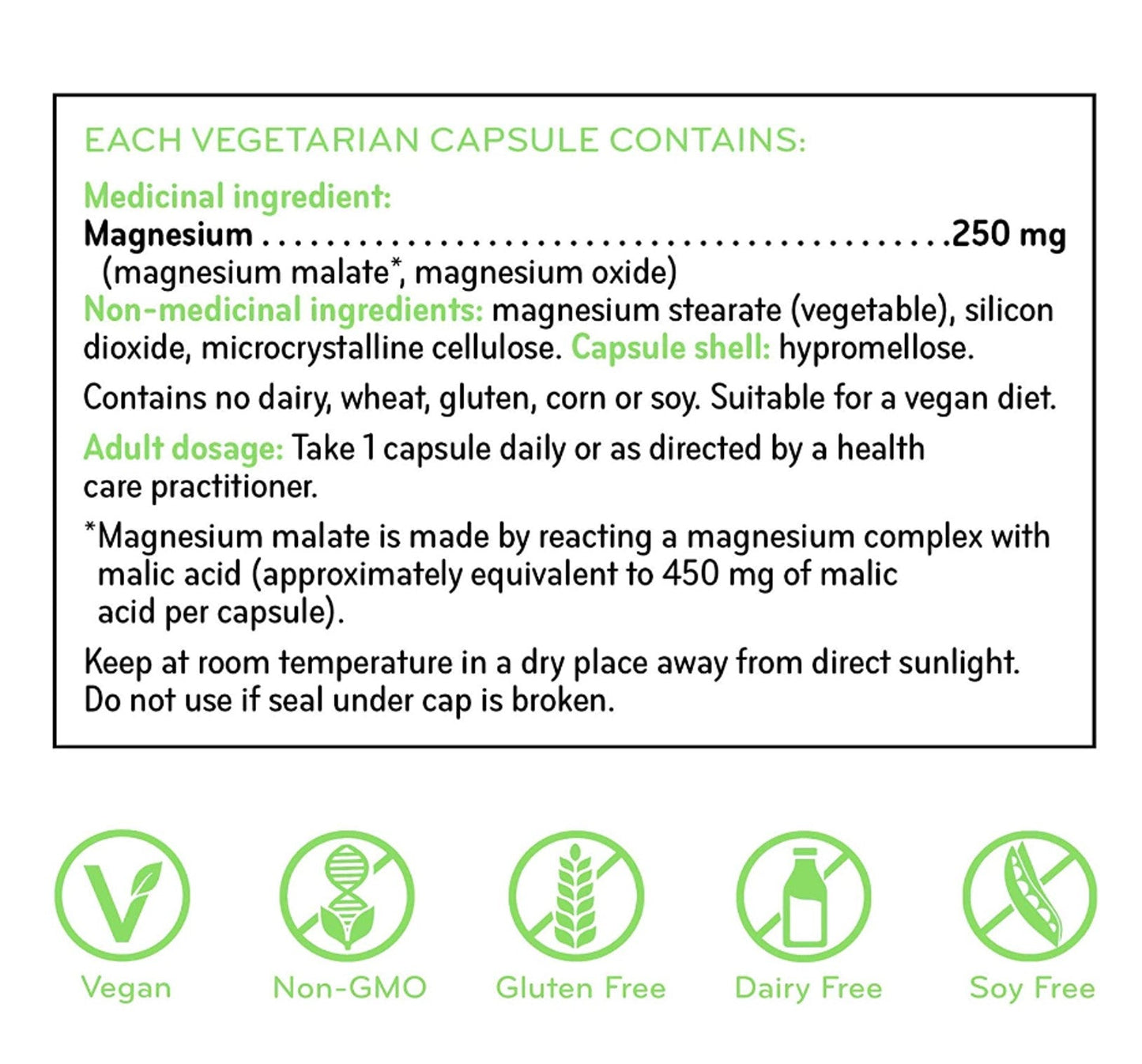 Sisu Magnesium 250 mg 100 Vcaps