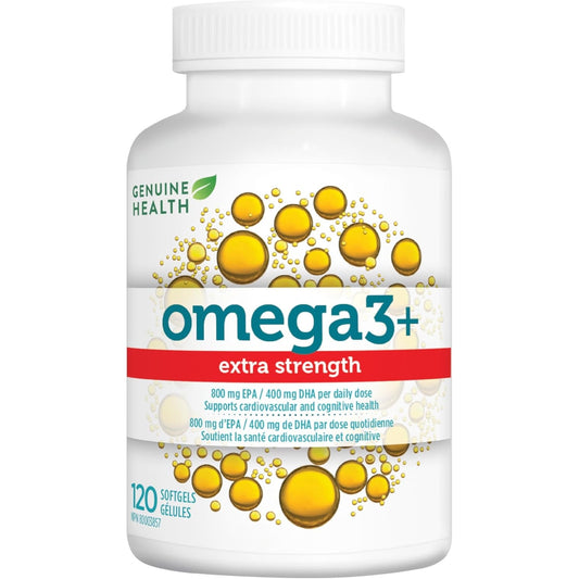 Genuine Health Omega3 Extra Strength 120 Softgels