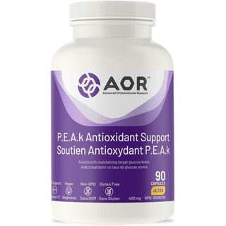 AOR P.E.A.k Antioxidant Support 400mg 90 Capsules