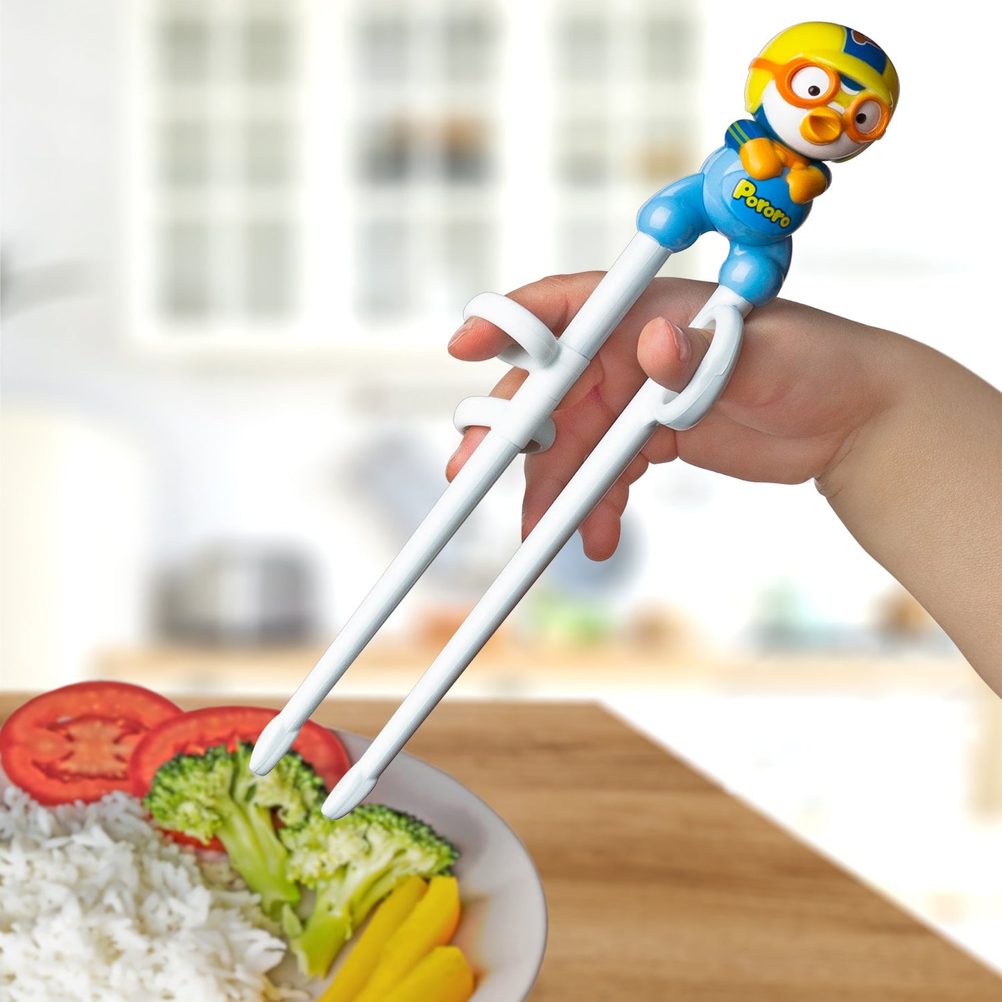 Edison Pororo Training Chopsticks for Right Handed Step 1 (3yr+)