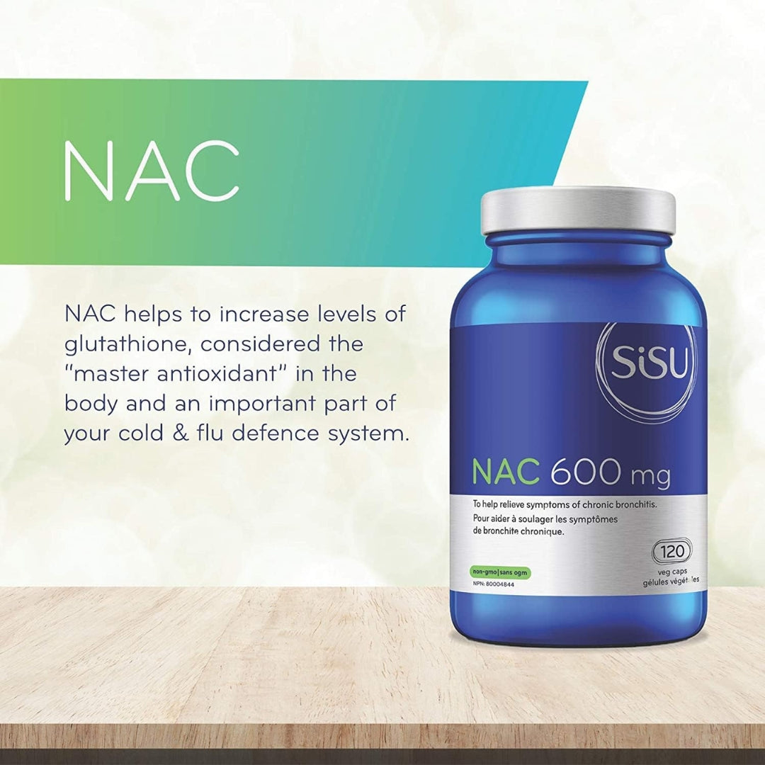 Sisu NAC 600 mg 120 Vcaps