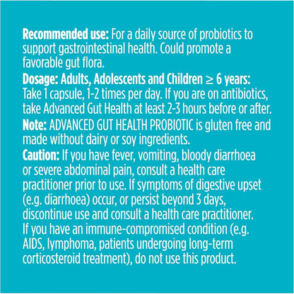 Genuine Health, Advanced Gut Health Probiotic 50 Billion CFU Daily Care Extra Strength, 60 Vegan capsules