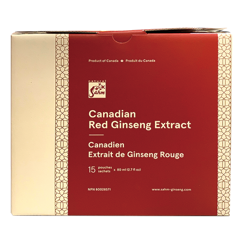 Sahm Canadian Red Ginseng Extract 15 Pouches x 80ml