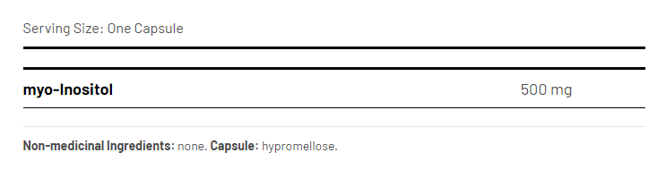 AOR Inositol Caps 500mg 90 Capsules