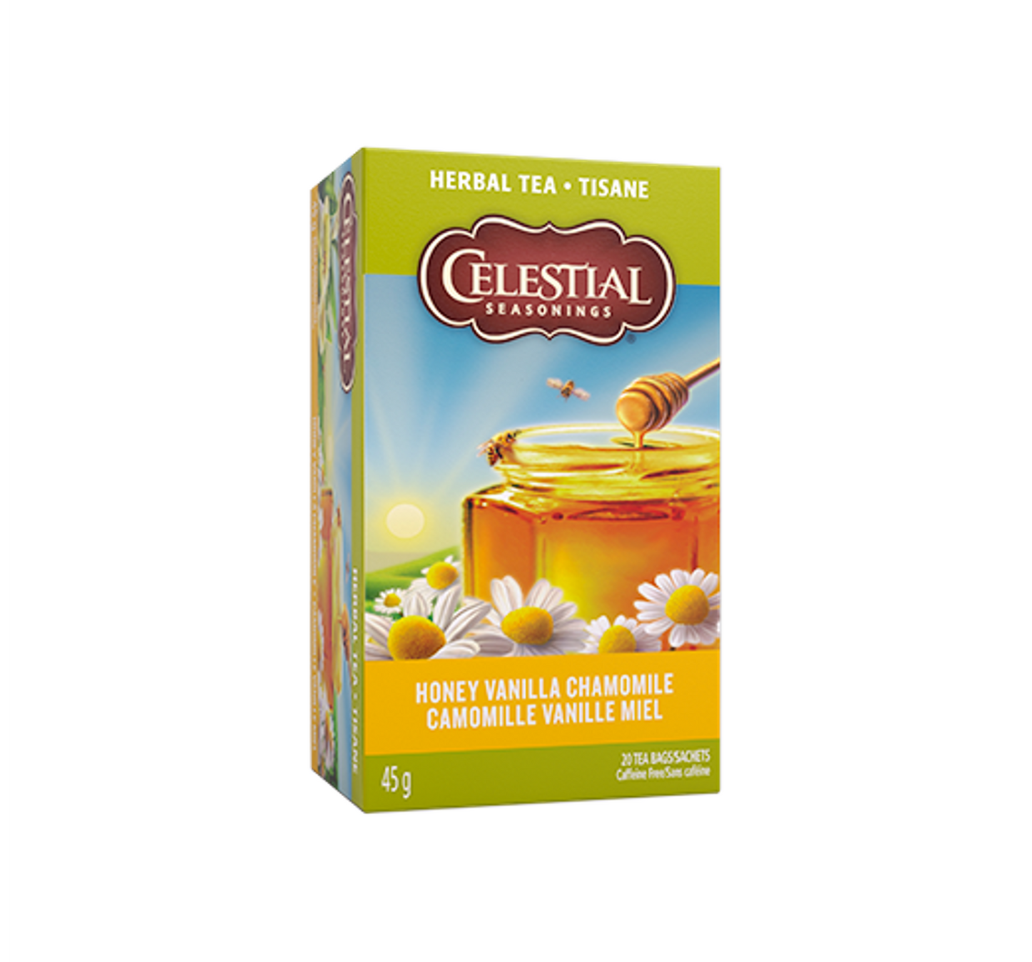 Celestial Seasoning Herbal Tea - Honey Vanilla Chamomile 45g (20 Tea Bags)