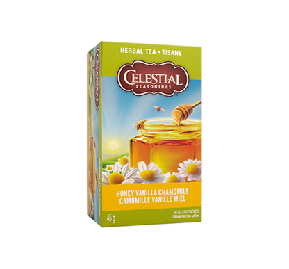 Celestial Seasoning Herbal Tea - Honey Vanilla Chamomile 45g (20 Tea Bags)