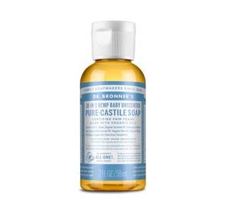 Dr. Bronner's Pure Castile Liquid Soap Baby unscented 59ml