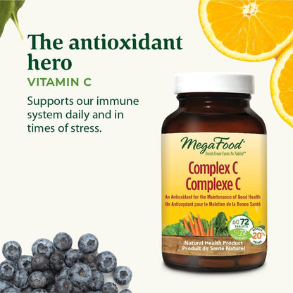 MegaFood Complex C 72 Tablets