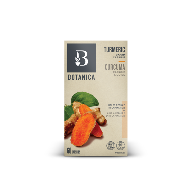 Botanica Turmeric Liquid 60 Capsules