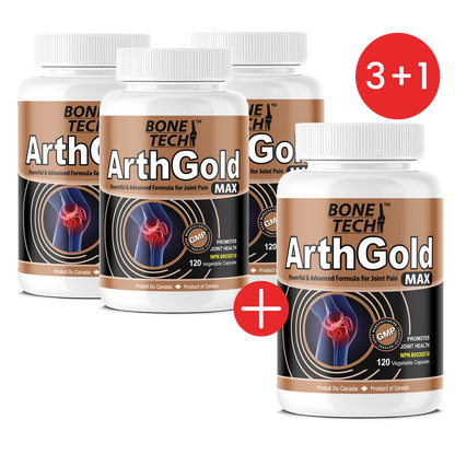 Arthgold Max 850mg 120 Vcaps - 3Pack