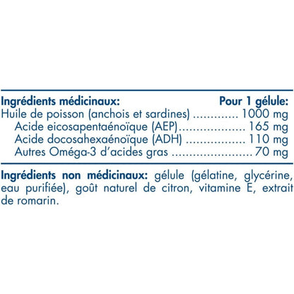 Nordic Naturals Omega3 120 soft gels (lemon)