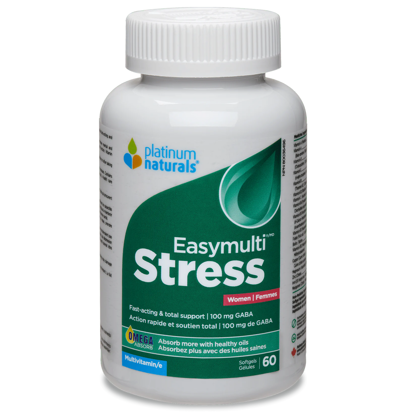 Platinum Naturals Easymulti Stress Women 60 Softgels