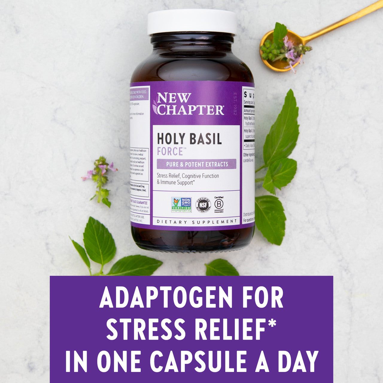 New Chapter Holy Basil Force™ 60 Capsules