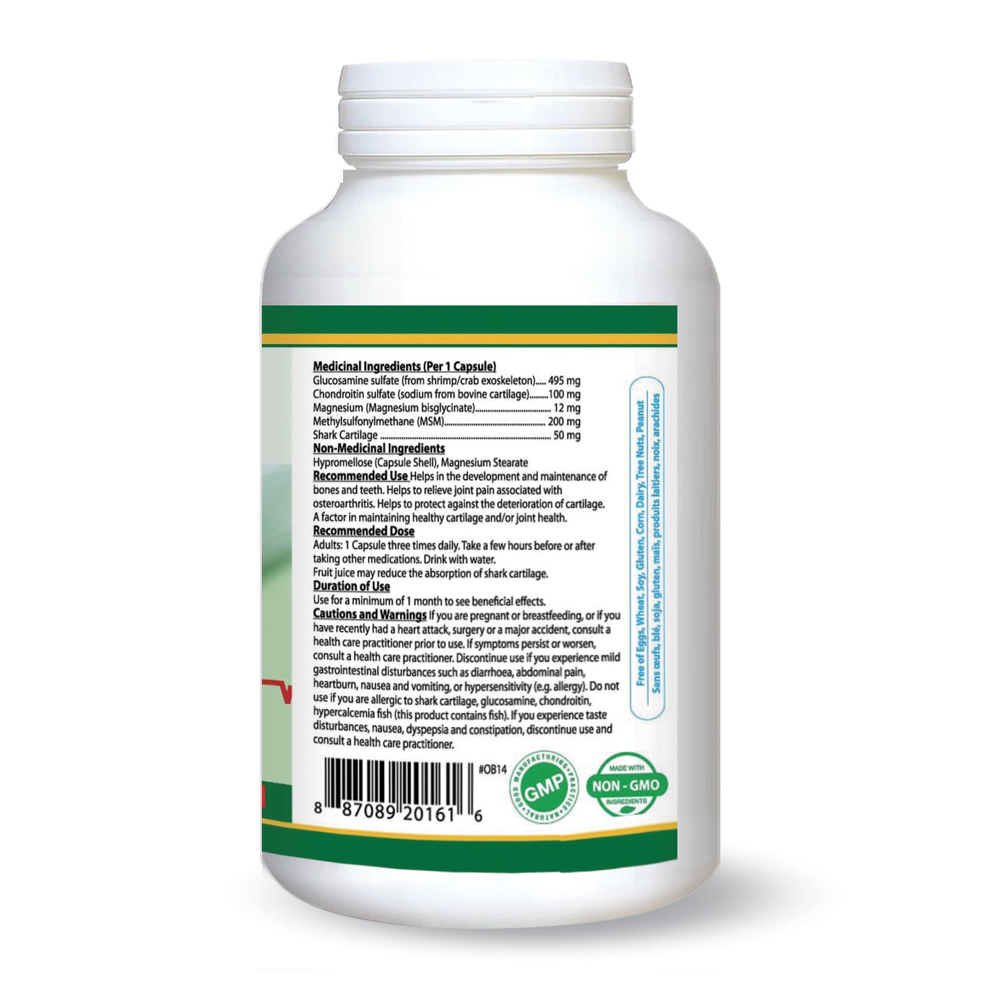 Glucosamine Gold 860 mg 180 Vcaps