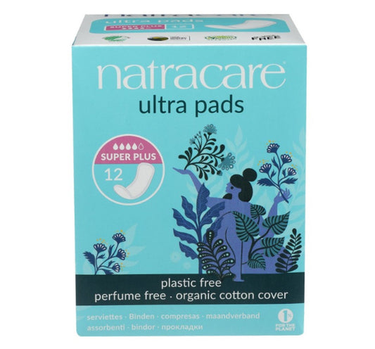 Natracare Ultra Pads Super Plus - 12ct