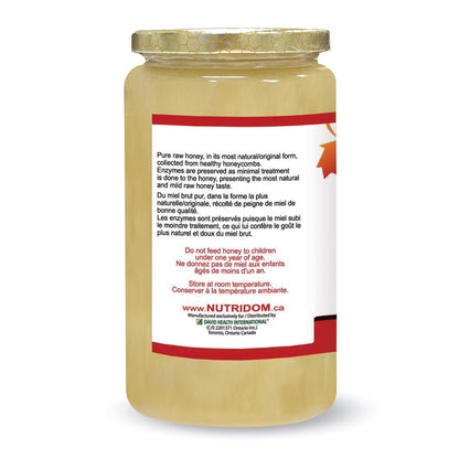 Nutridom Canadian Raw Honey, Unpasteurized, 35 oz fl (1 kg)