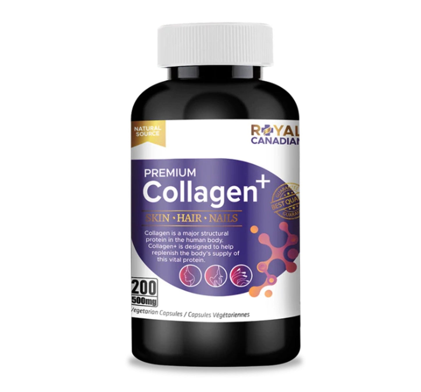 Royal Canadian Premium Collagen Plus 500mg 200 Veggie Caps