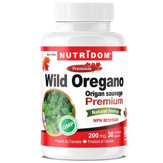 Nutridom Wild Oregano Oil, 200 mg, 30 Softgels