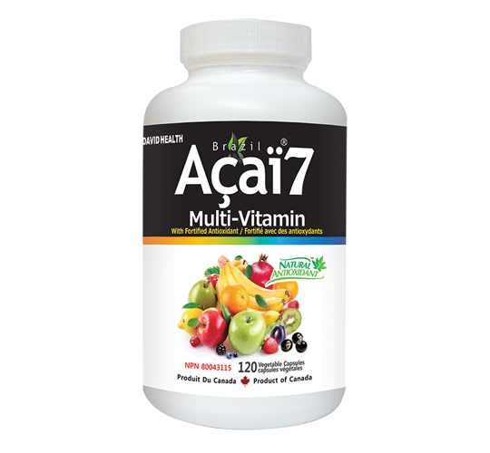 Brazil Acai 7, Multivitamin with Acai Berry Extract, 120 Veggie Capsules