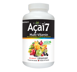 Brazil Acai 7, Multivitamin with Acai Berry Extract, 120 Veggie Capsules