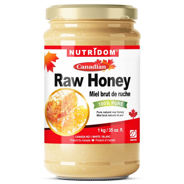 Nutridom Canadian Raw Honey, Unpasteurized, 35 oz fl (1 kg)