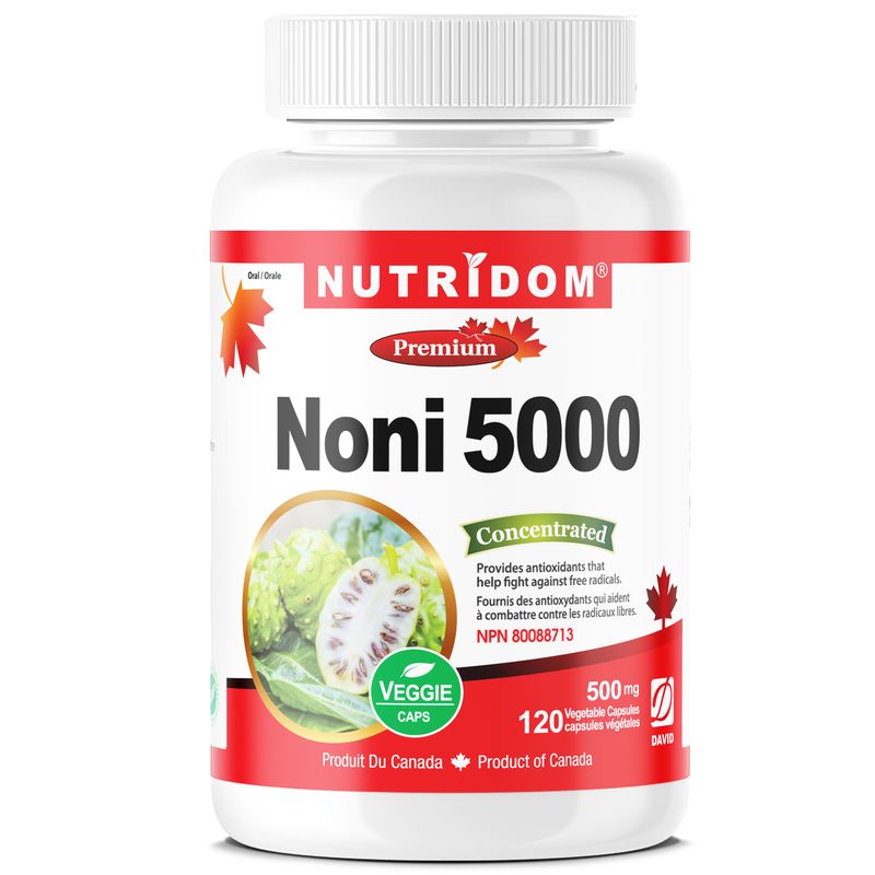 Nutridom Noni 5000, 120 Veggie Capsules