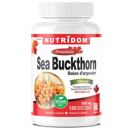 Nutridom Sea Buckthorn, 120 Veggie Capsules