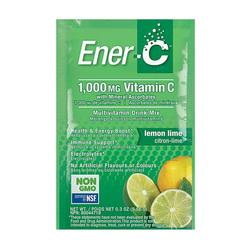 Ener-C 1,000mg Vitamin C Drink Mix - Lemon & Lime 30 packs