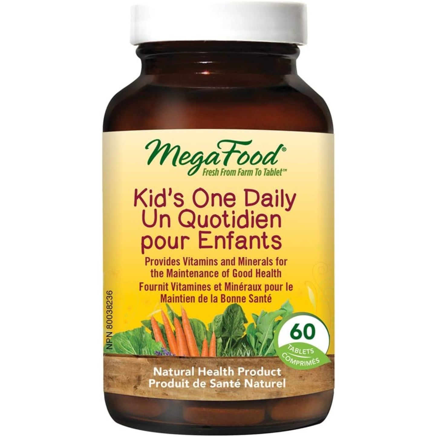 MegaFood Kid's One Daily 60 Tablets