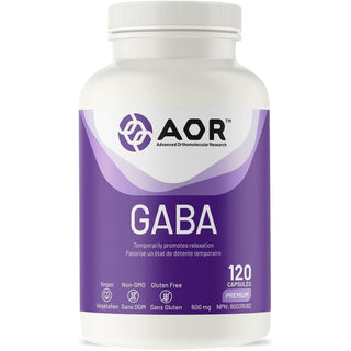 AOR GABA 600mg 120 Capsules