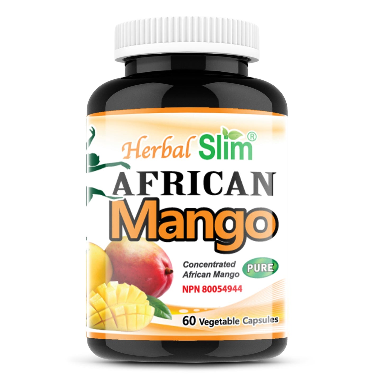 Herbal Slim African Mango Extract, 150 mg, 10% Flavones, 60 Veggie Capsules