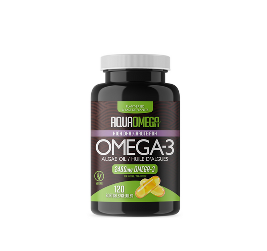 AquaOmega Vegan Omega-3 120 Softgels