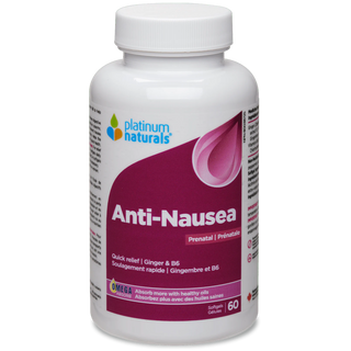 Platinum Naturals Prenatal Anti-Nausea 60 Softgels