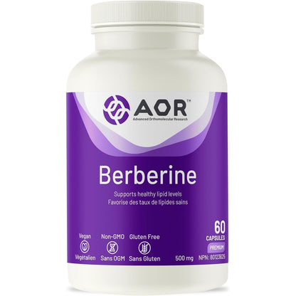 AOR Berberine 500mg 60 Capsules