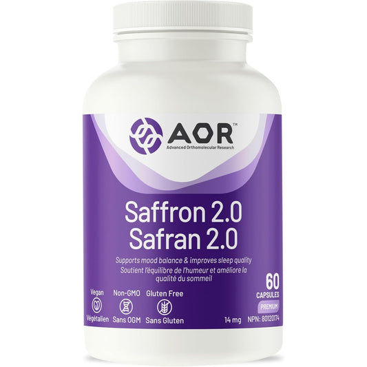 AOR Saffron 2.0 14mg 60 Capsules
