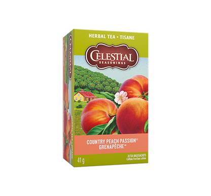 Celestial Seasoning Herbal Tea - Country Peach Passion 41g (20 Tea Bags)