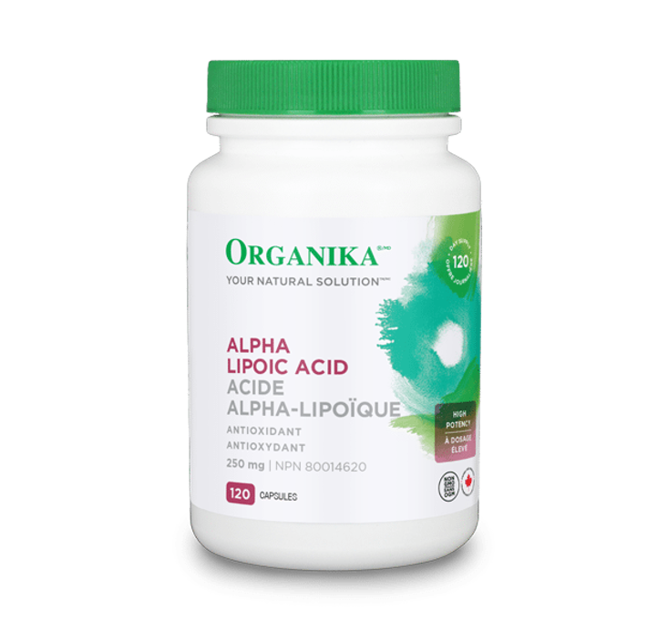 Organika Alpha Lipoic Acid 250mg 120 Capsules
