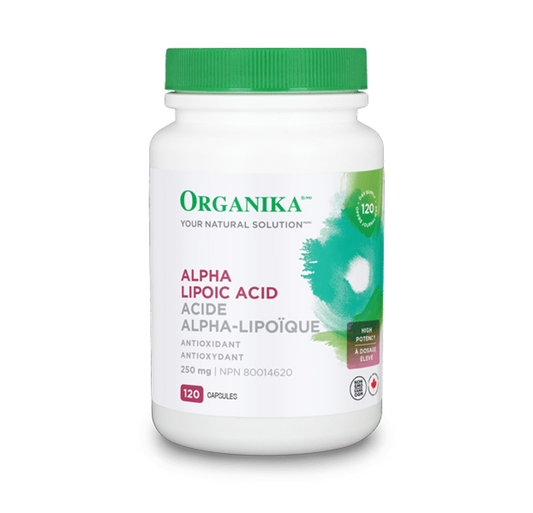 Organika Alpha Lipoic Acid 250mg 120 Capsules