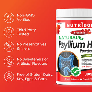 Nutridom Psyllium Husk Powder, 10.5 oz (300 g)