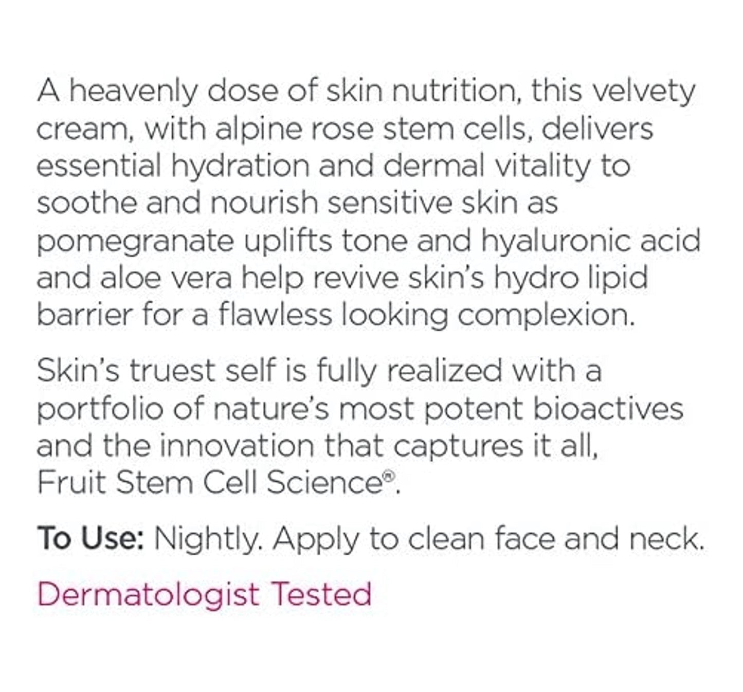 Andalou Naturals - 1000 Roses Heavenly Night Cream 50g - Sensitive - CAFORIA.CA