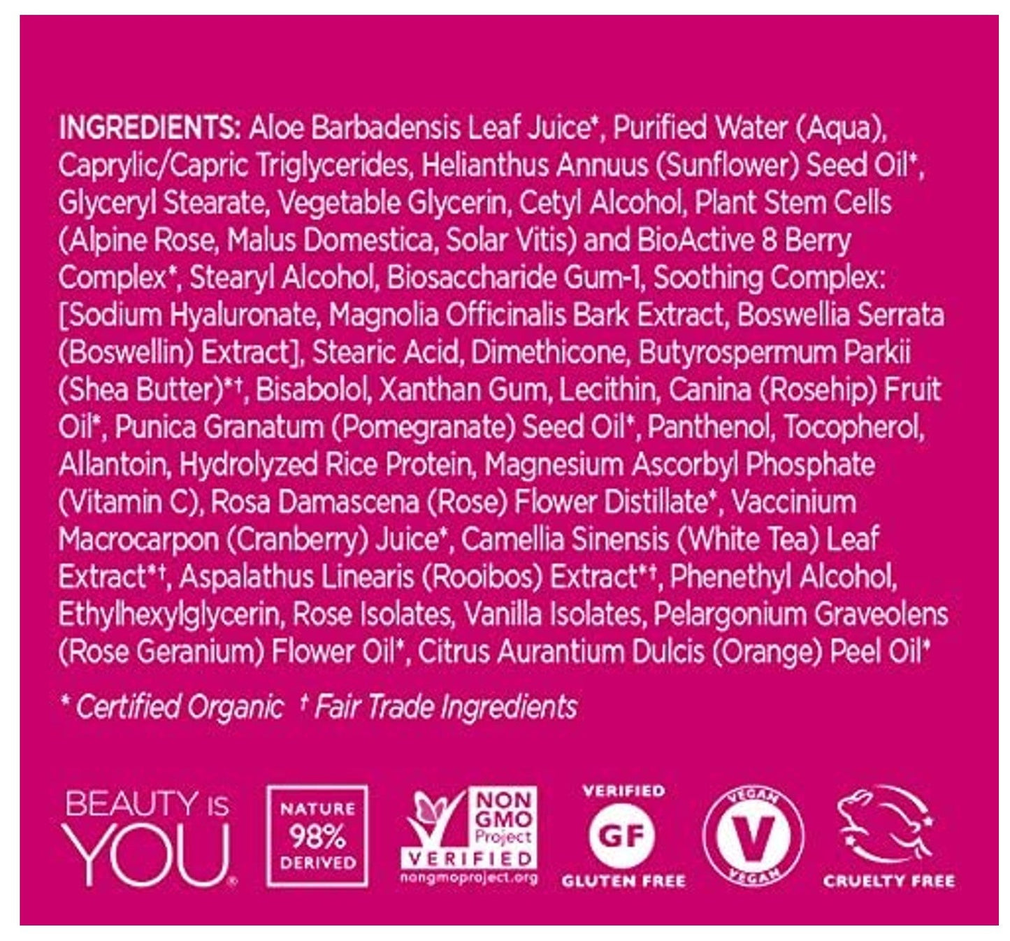 Andalou Naturals - 1000 Roses Heavenly Night Cream 50g - Sensitive - CAFORIA.CA