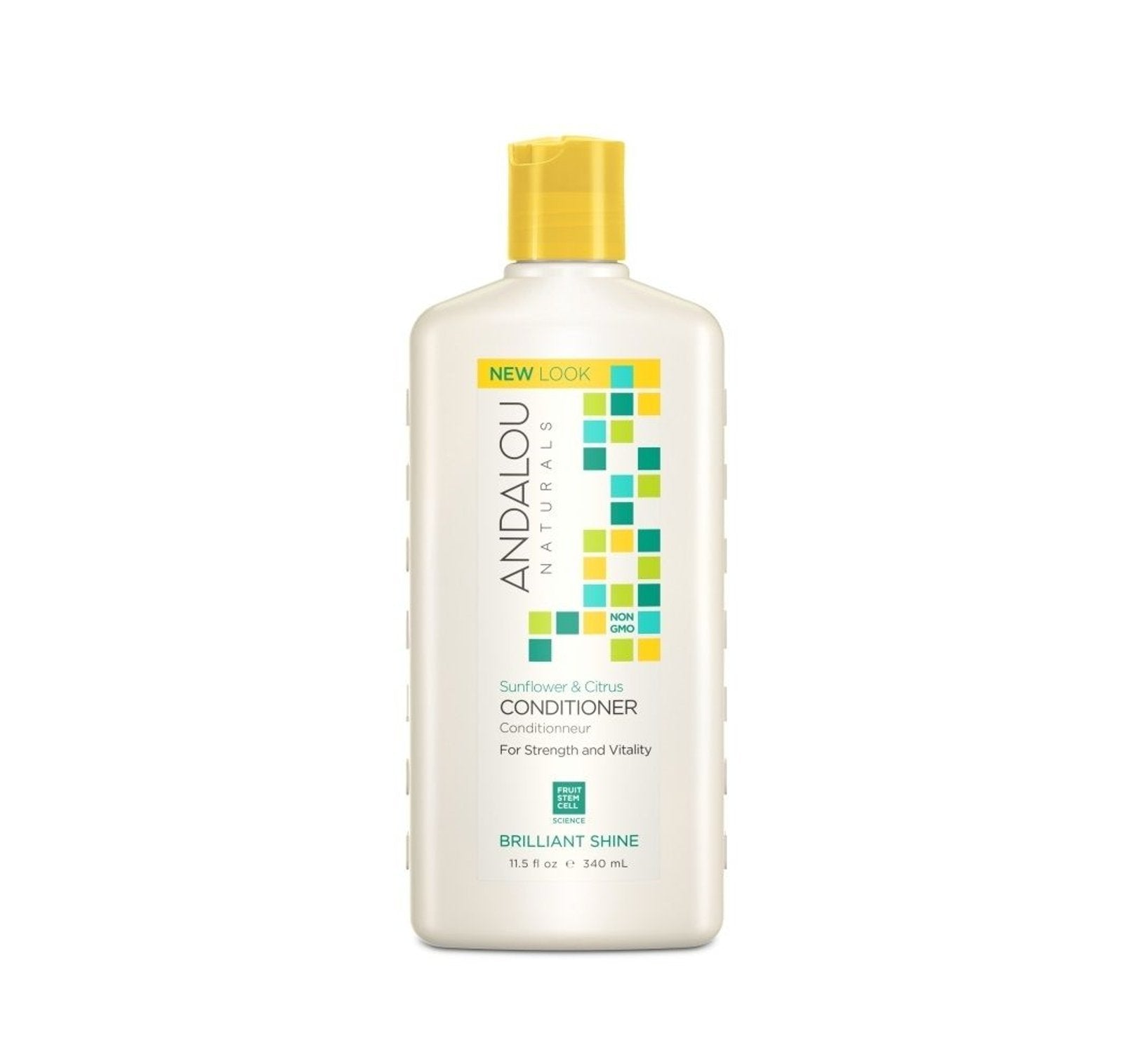 Andalou Naturals - Sunflower & Citrus Brilliant Shine Conditioner 340ml - CAFORIA.CA